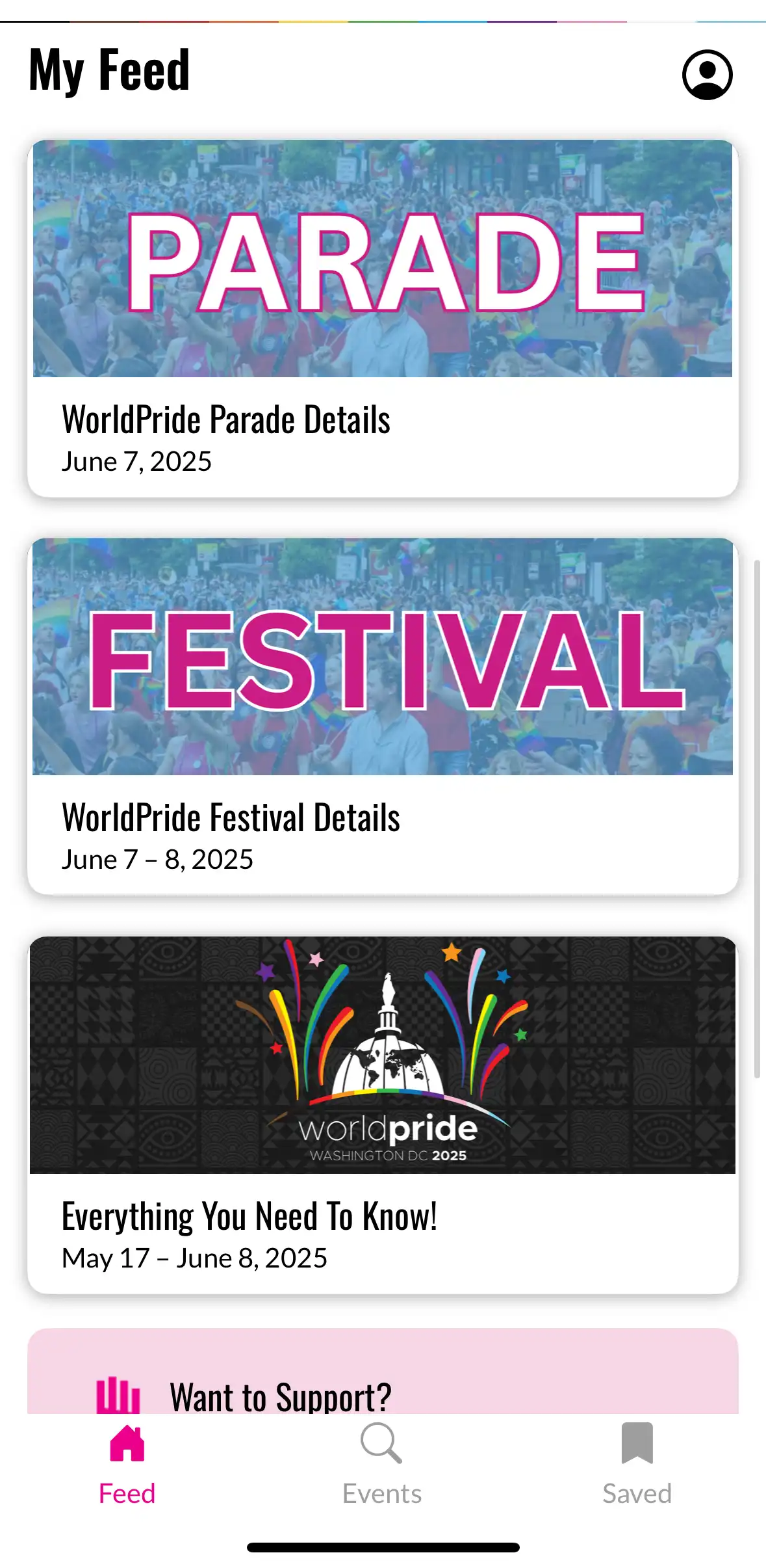 Mobile App Marquee Events